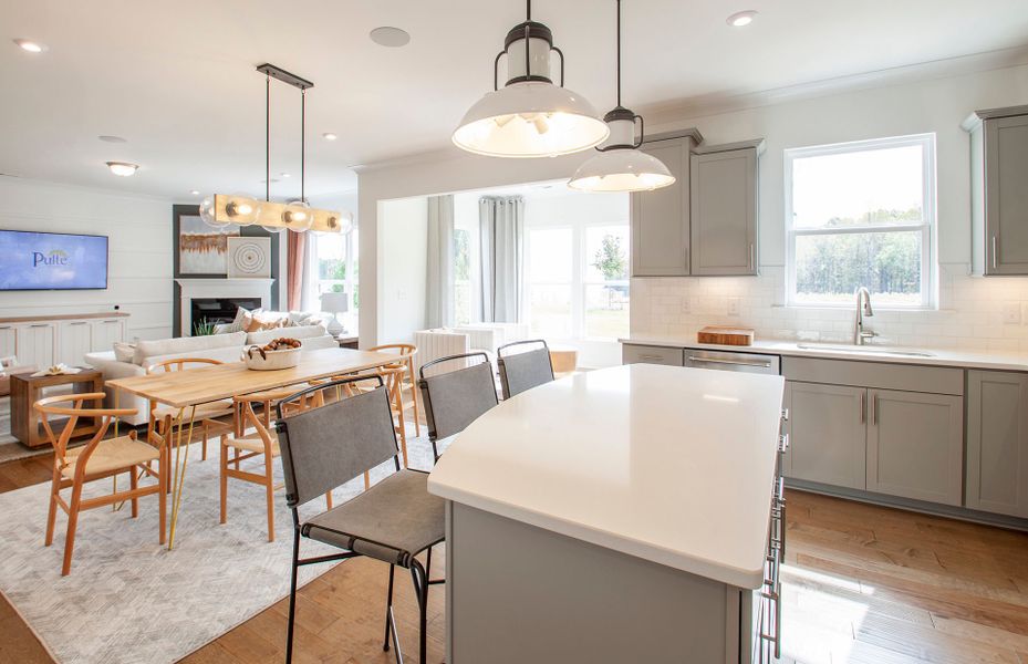 Open and spacious kitchen