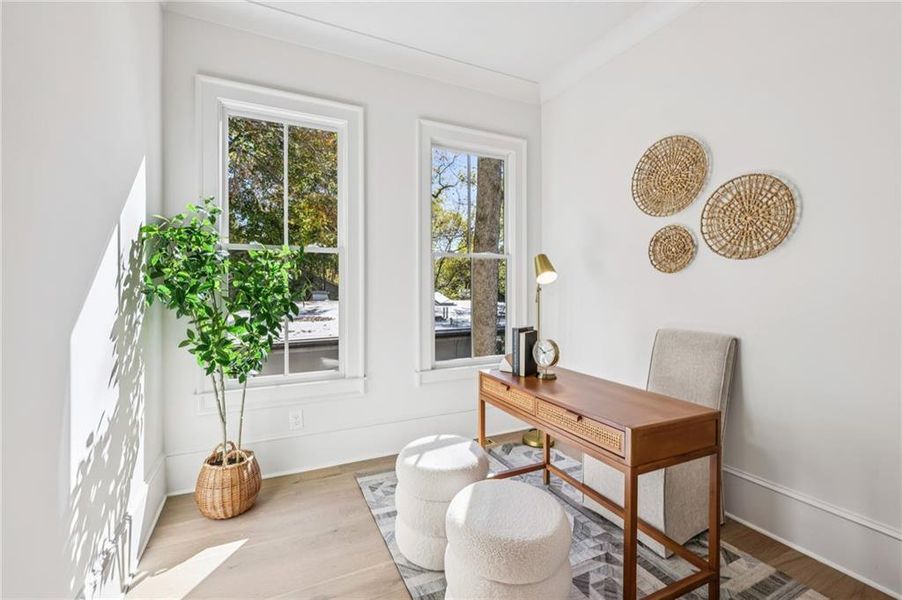 Furnished interior view inside a new home in , Atlanta (Image 38). Furnished interior view inside a new home in , Atlanta (Image 38).