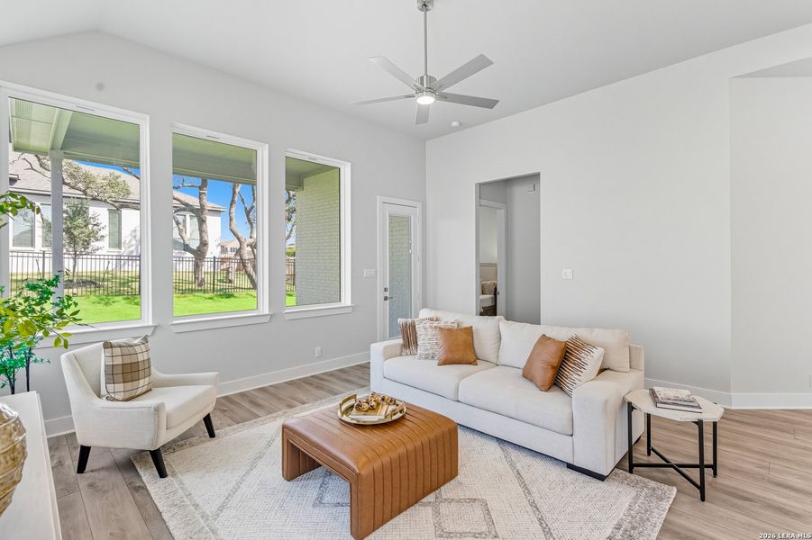 Furnished interior view inside a new home in Prominence, San Antonio (Image 13).