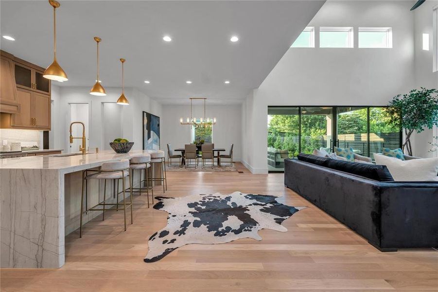 Furnished interior view inside a new home in , Dallas (Image 6).