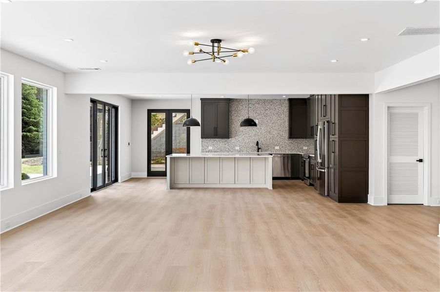 Furnished interior view inside a new home in , Marietta (Image 38).