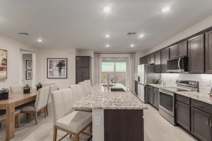 Furnished interior view inside a new home in Avanti at Granite Vista, Waddell (Image 5).