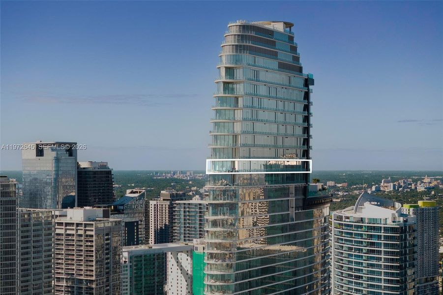 Condo located in Miami, FL showcasing its design and architecture (Image 2). Condo located in Miami, FL showcasing its design and architecture (Image 2).