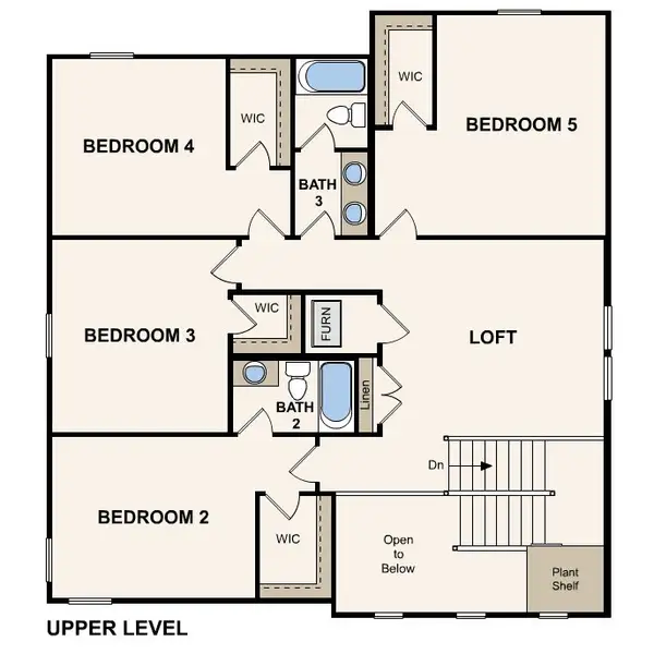 2D floor plan layout for the Silver Maple by Century Communities in Reserve East, Flagler Beach, FL (Image 5).