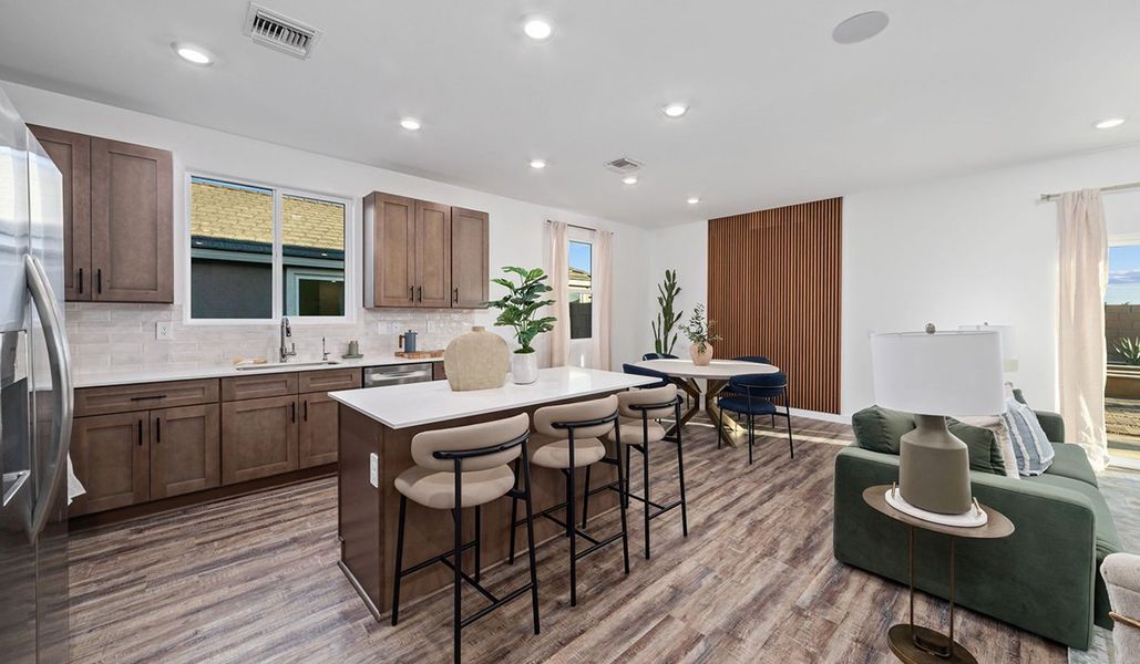 Representative furnished interior of a home built from the Mariposa - C40M by D.R. Horton in Entrada Del Toro at Rancho Sahuarita, Sahuarita (Image 11).