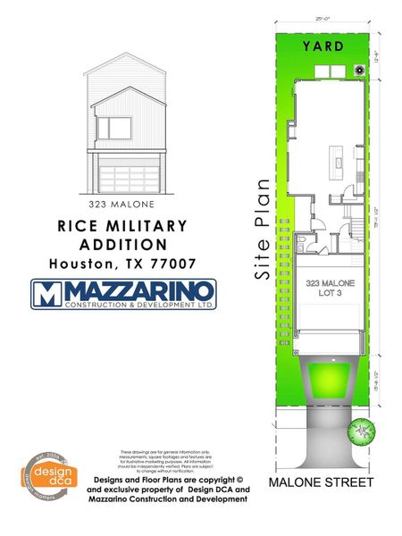 Please be aware that these plans are the property of the architect/builder designer that designed them not DUX Realty, Mazzarino Construction or 319 MALONE LLC and are protected from reproduction and sharing under copyright law. These drawing are for general information only. Measurements, square footages and features are for illustrative marketing purposes. All information should be independently verified. Plans are subject to change without notification.