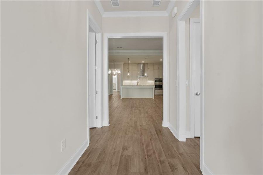 Spacious, unfurnished interior of a new home in Promenade at Sawnee Village, Cumming (Image 10).
