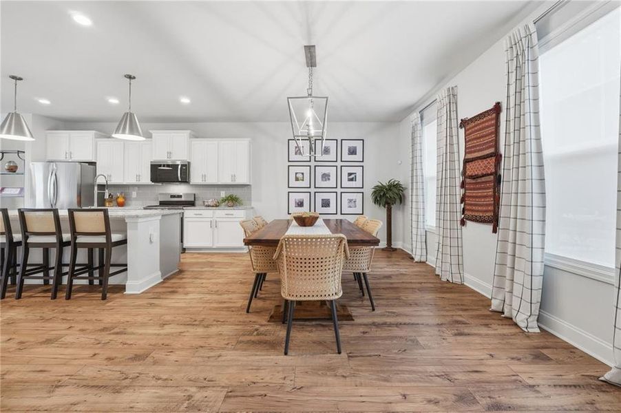 Furnished interior view inside a new home in , Sugar Hill (Image 39).