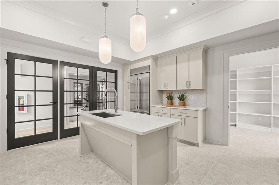 Furnished interior view inside a new home in Soleil Summit Chase, Snellville (Image 13).