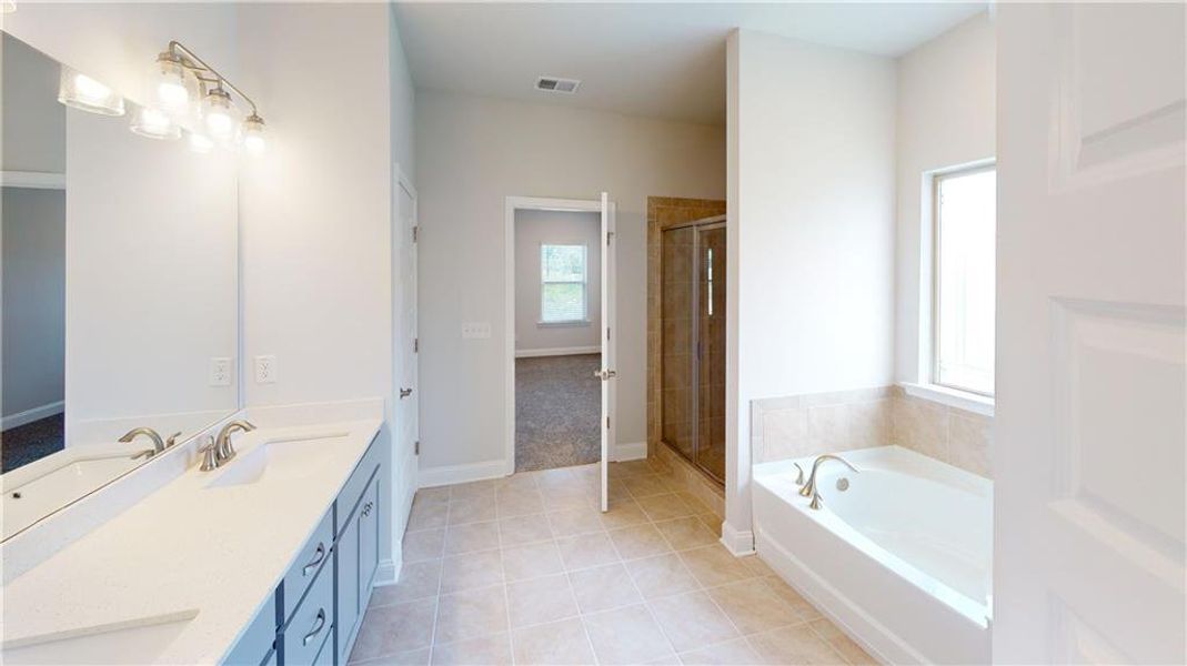 Furnished interior view inside a new home in , Griffin (Image 12).