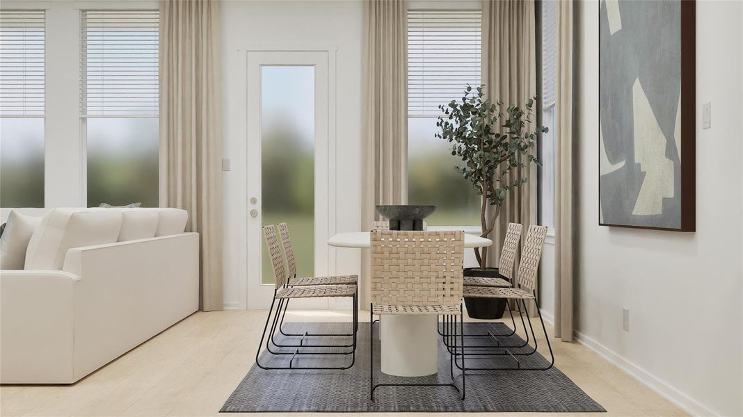 Furnished interior view inside a new home in Lively Ranch, Georgetown (Image 26).