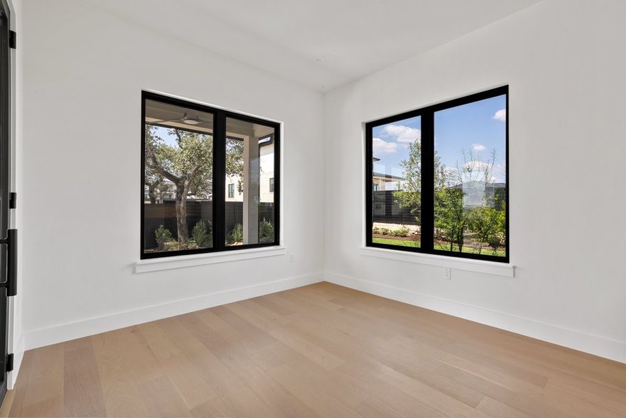 Spacious, unfurnished interior of a new home in Milky Way at River Place, Austin (Image 17).