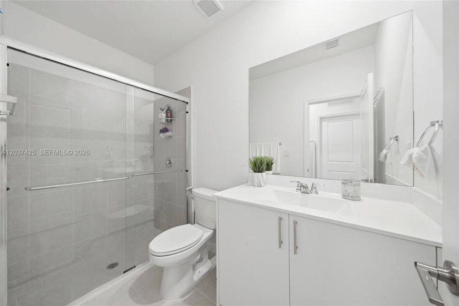 Furnished interior view inside a new home in , Miami (Image 8).