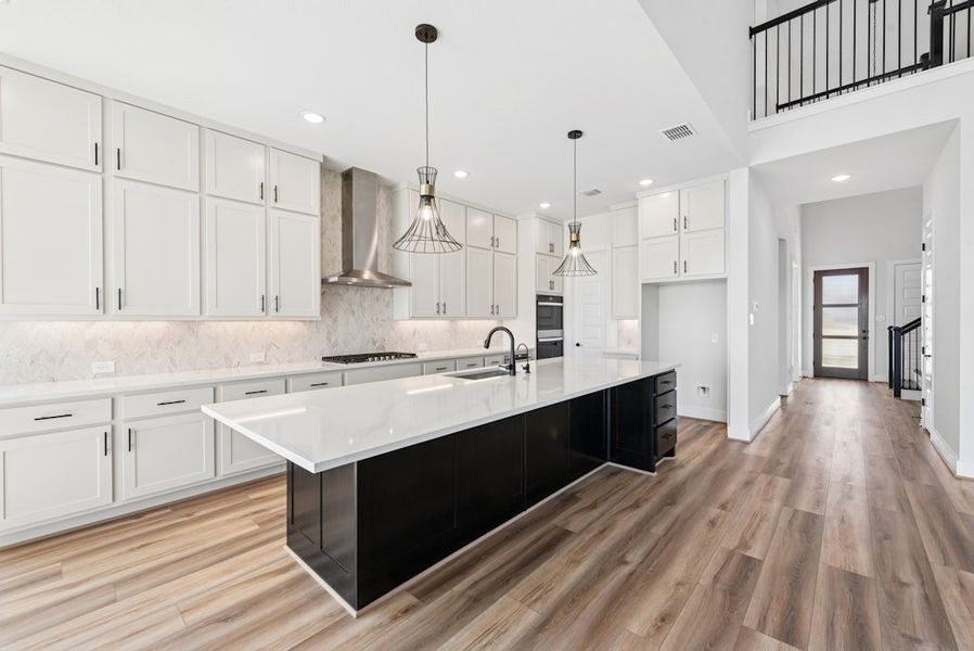 Furnished interior view inside a new home in Santa Rita Ranch, Liberty Hill (Image 6).