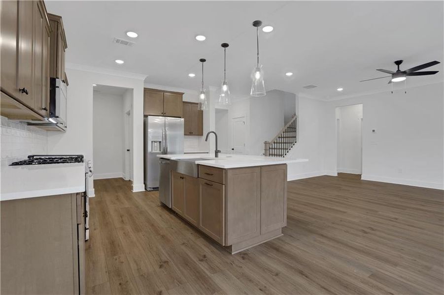Furnished interior view inside a new home in , Loganville (Image 6).