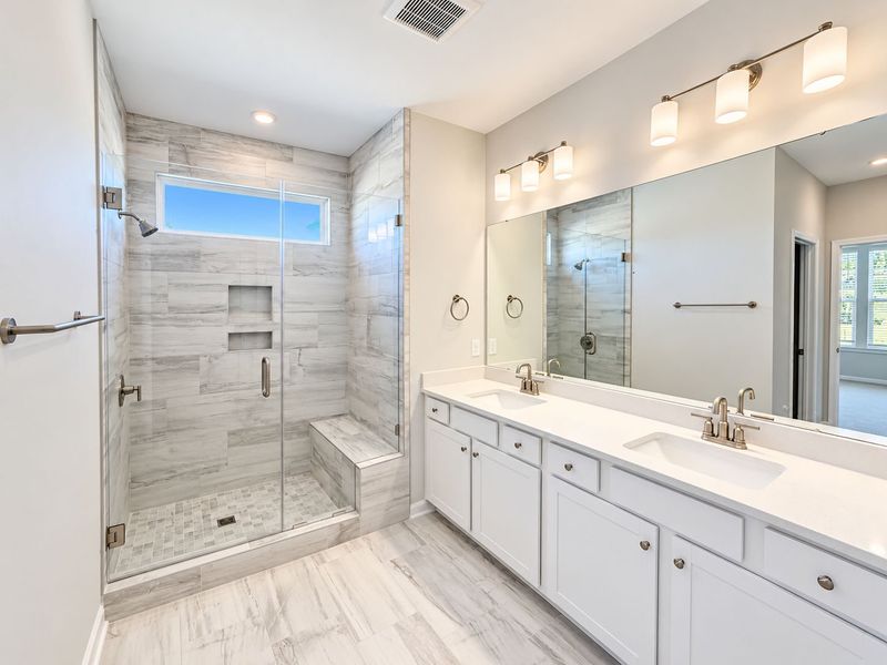 Furnished interior view inside a new home in Del Webb Wilmington at Mallory Creek, Leland (Image 5).