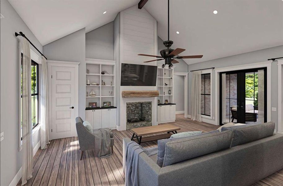 Furnished interior view inside a new home in , Weatherford (Image 12). Furnished interior view inside a new home in , Weatherford (Image 12).