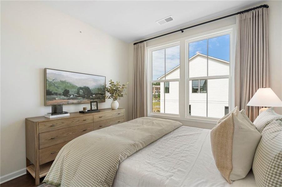 Furnished interior view inside a new home in , Alpharetta (Image 16).