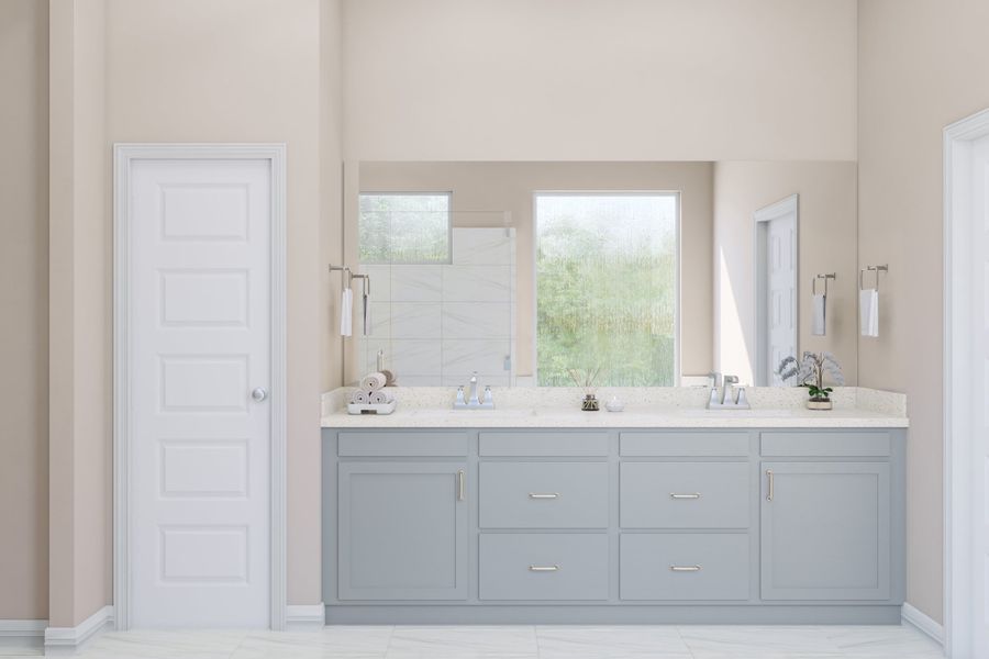 Furnished interior view inside a new home in Trillium, Richmond (Image 14).