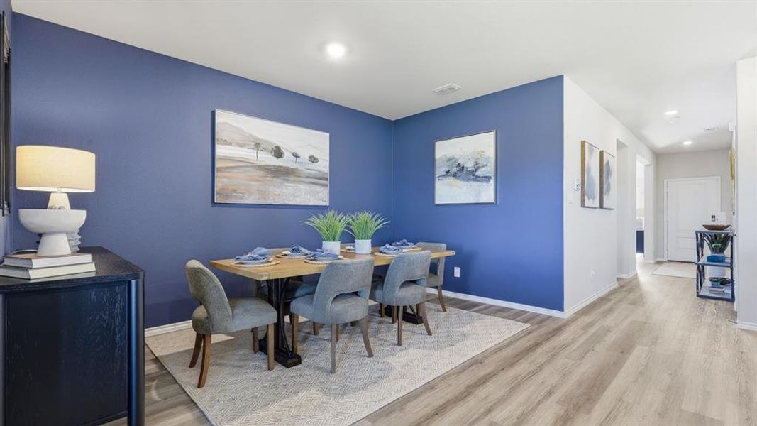 Furnished interior view inside a new home in Townes Landing, Fort Worth (Image 10).