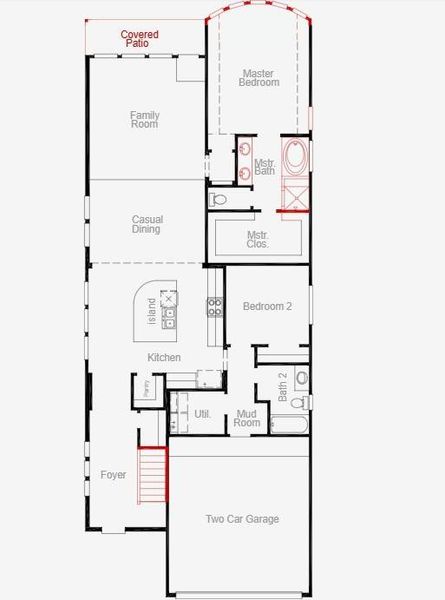 2D floor plan layout of this home in Escondido, Magnolia, TX (Image 3). 2D floor plan layout of this home in Escondido, Magnolia, TX (Image 3).