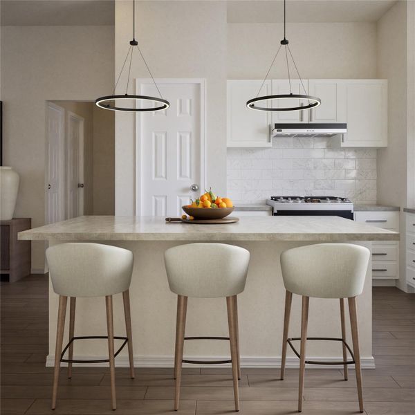 Furnished interior view inside a new home in , Houston (Image 6).