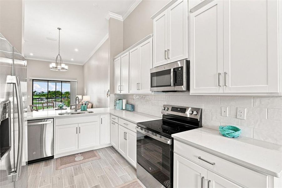 Furnished interior view inside a new home in , Port Charlotte (Image 30). Furnished interior view inside a new home in , Port Charlotte (Image 30).