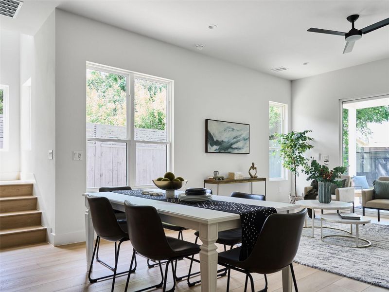 Furnished interior view inside a new home in , Austin (Image 11).