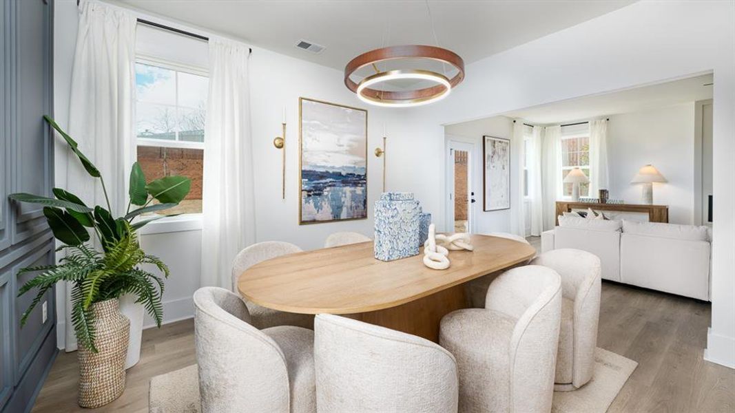 Furnished interior view inside a new home in The Village at Sandy Plains, Marietta (Image 9).