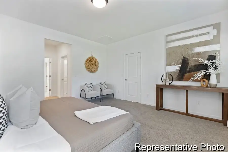 Furnished interior view inside a new home in Wendell Springs, Wendell (Image 15).