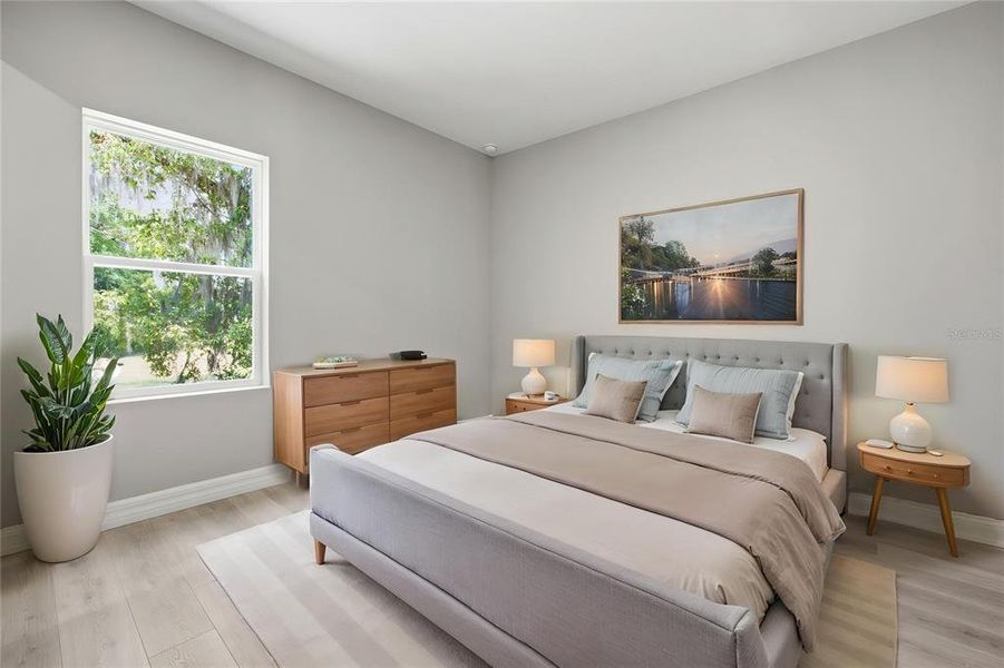 Furnished interior view inside a new home in , Inverness (Image 32).