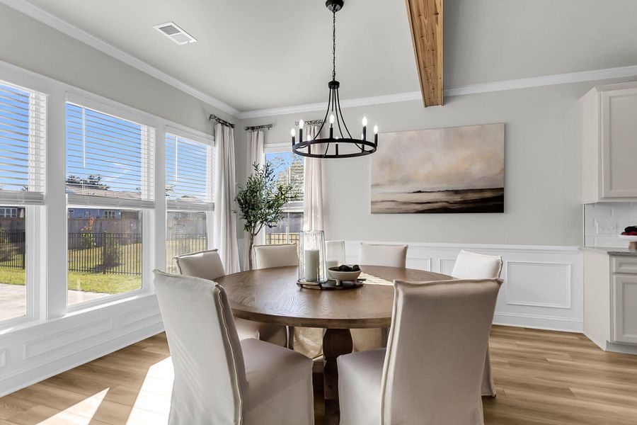 Furnished interior view inside a new home in Sea Island Preserve, Johns Island (Image 32).