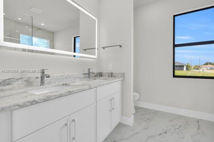 Furnished interior view inside a new home in , Cape Coral (Image 10).