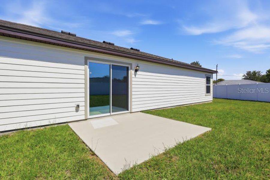 Exterior details and patio area of a home in Palm Coast, Palm Coast (Image 21).