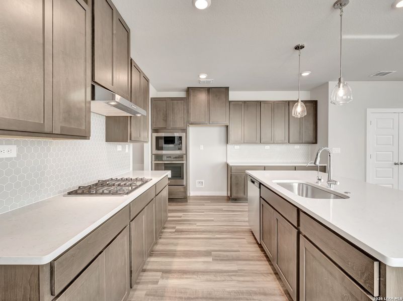 Furnished interior view inside a new home in Fairway Crossing, San Antonio (Image 8).