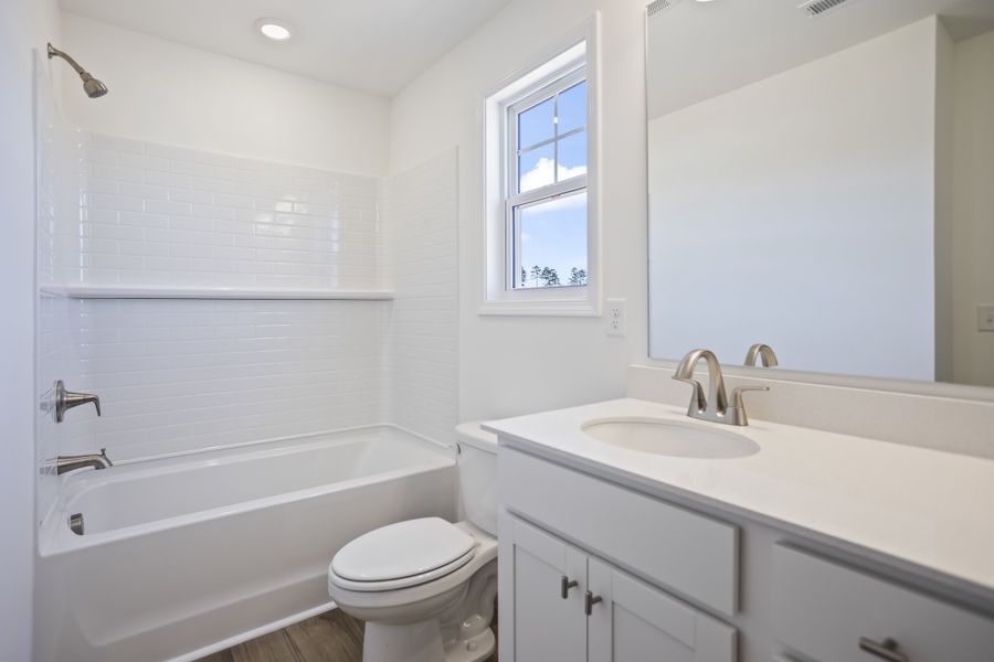 Furnished interior view inside a new home in Providence Station at Trolley Run, Aiken (Image 13).