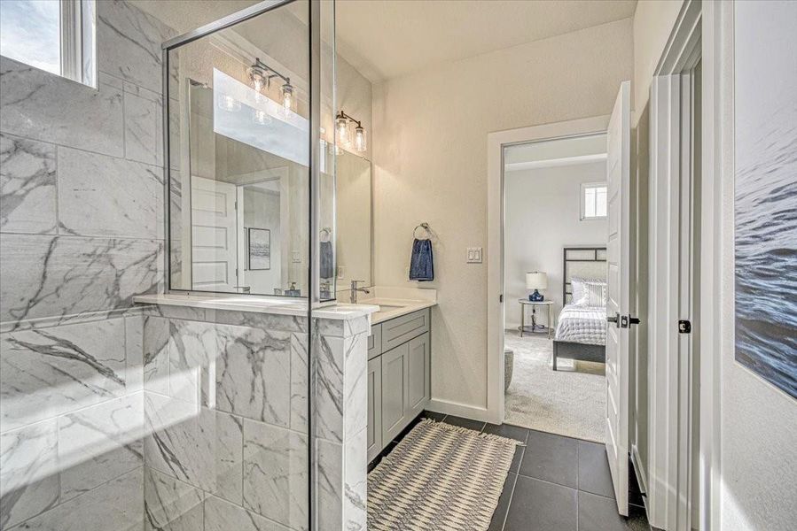 Furnished interior view inside a new home in Townhomes at Gattis, Round Rock (Image 25). Furnished interior view inside a new home in Townhomes at Gattis, Round Rock (Image 25).