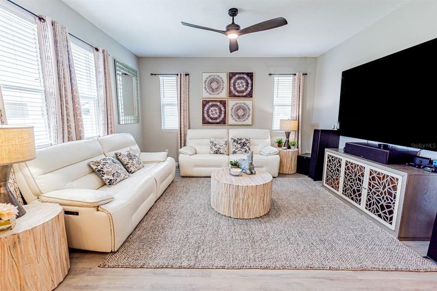 Furnished interior view inside a new home in Seasons at Lakeside Forest, Tavares (Image 37).