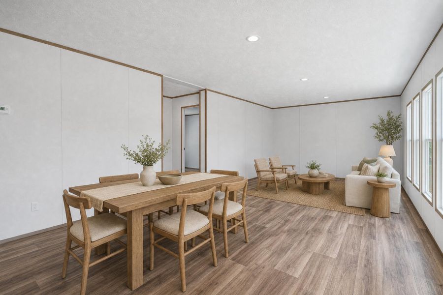 Furnished interior view inside a new home in , Walterboro (Image 8).