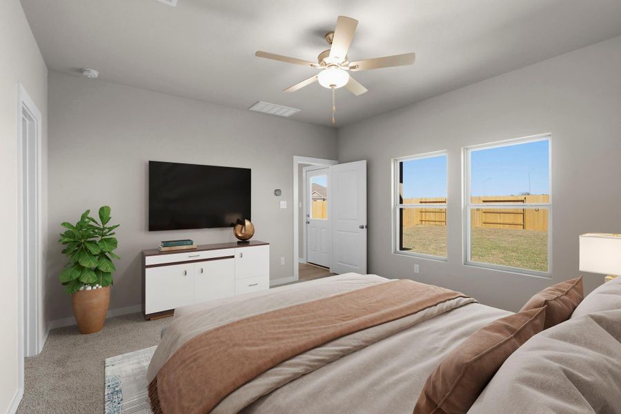 Furnished interior view inside a new home in Cypress Green, Hockley (Image 6).