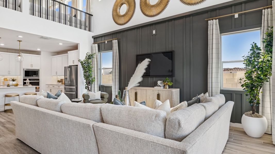 Representative furnished interior of a home built from the Apache by D.R. Horton in The Ridge at Stone Butte, Phoenix (Image 16).