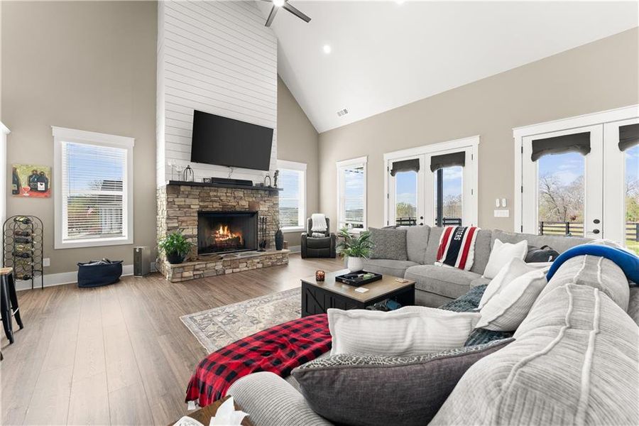 Furnished interior view inside a new home in , Dawsonville (Image 7).