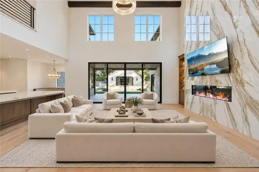 Furnished interior view inside a new home in , Alpharetta (Image 11).