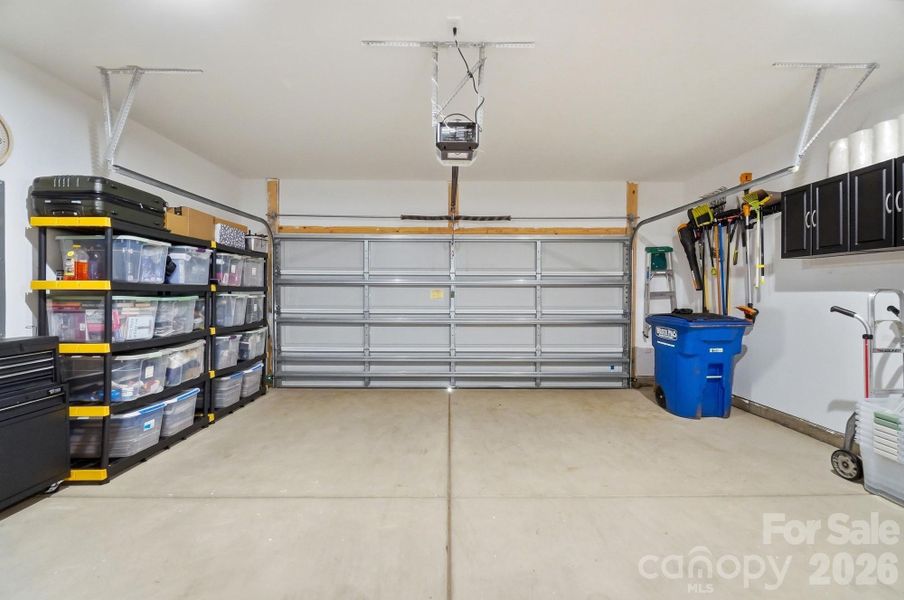 A finished garage just feels oh so good!