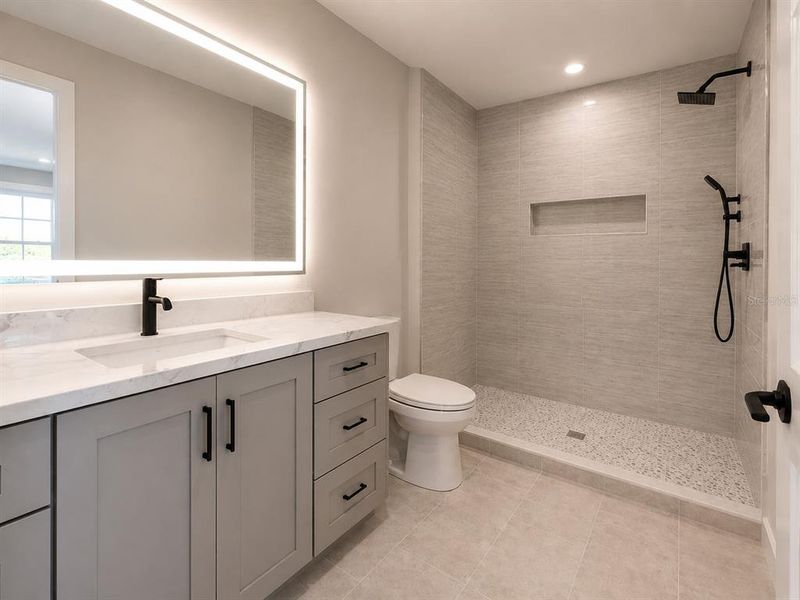 Furnished interior view inside a new home in , Dunnellon (Image 6).