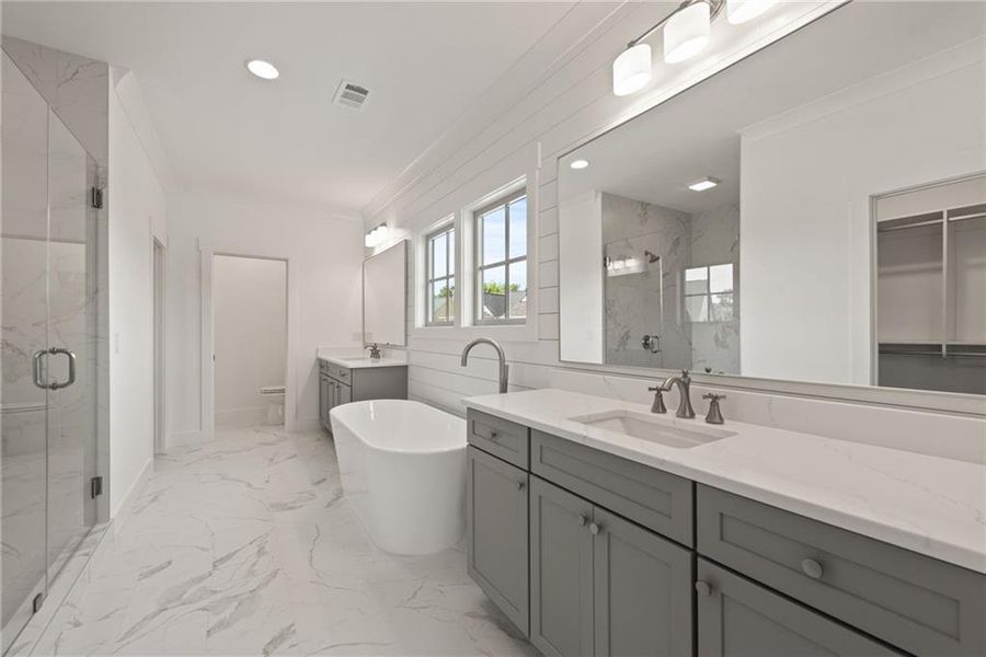 Furnished interior view inside a new home in , Woodstock (Image 10).