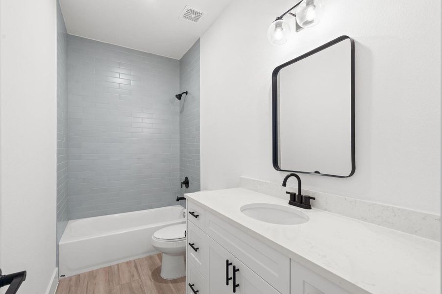 Furnished interior view inside a new home in , Houston (Image 13).