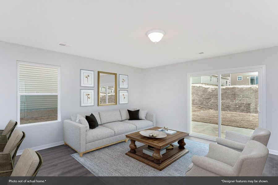Furnished interior view inside a new home in Braxton Place, Moore (Image 5).