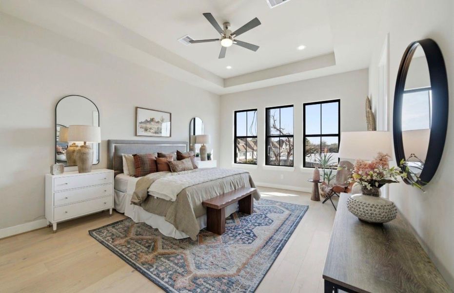 Furnished interior view inside a new home in Spring Valley Creek, Houston (Image 9).