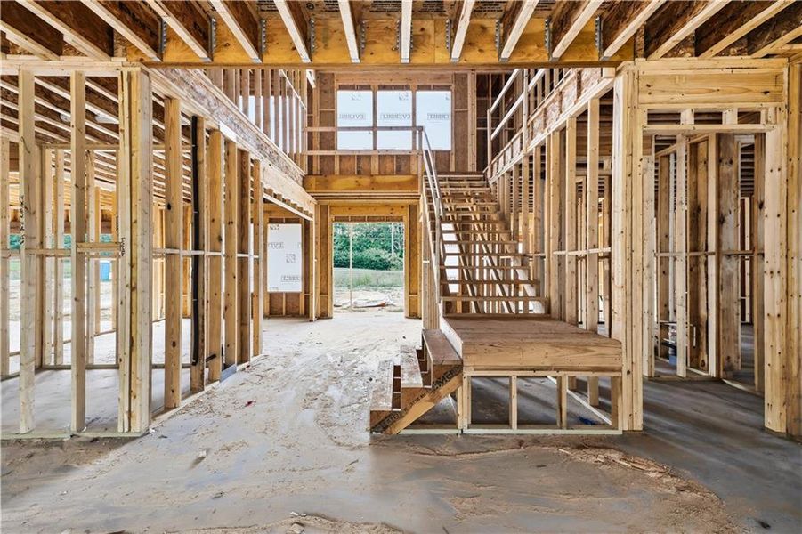 In-progress construction of a new home in , Loganville, GA (Image 8).